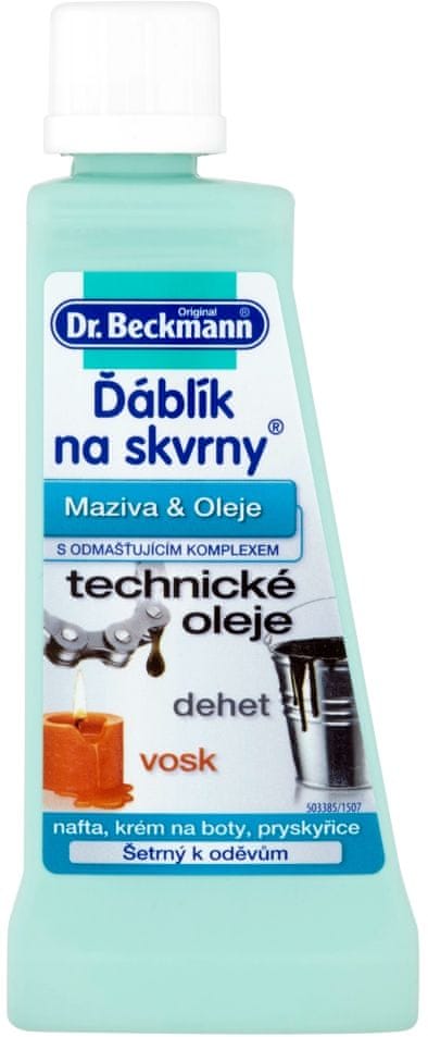 Dr. Beckmann Ďiablik na škvrny Maziva a oleje 50 ml